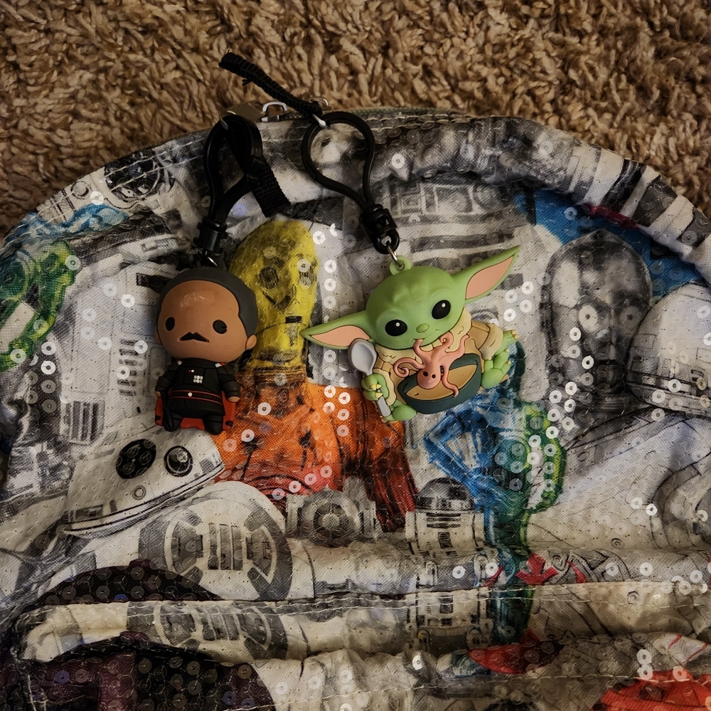 Star Wars Licensed Sequined Backpack - Picture 3 of 7